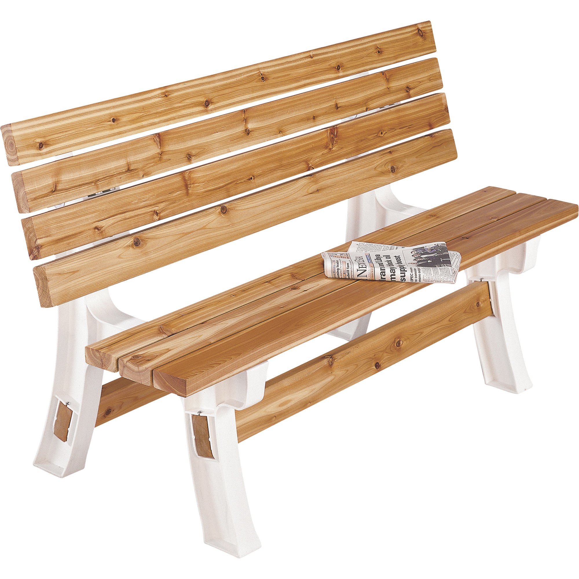 2x4 Basics Flip Top Park BenchTable — Sand, Model# 90110